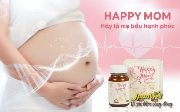 Công dụng chính của thuốc Happy Mom là giảm thiểu một số vấn đề nguy hiểm của mẹ bầu