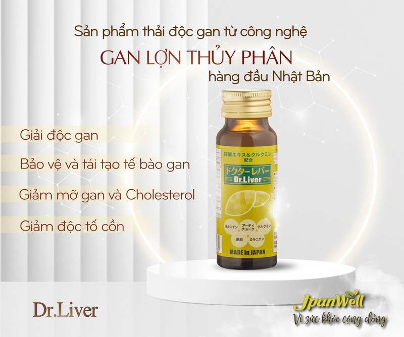 GENSEI CO.,LTD là thương hiệu sản xuất Dr. Liver (dạng nước)