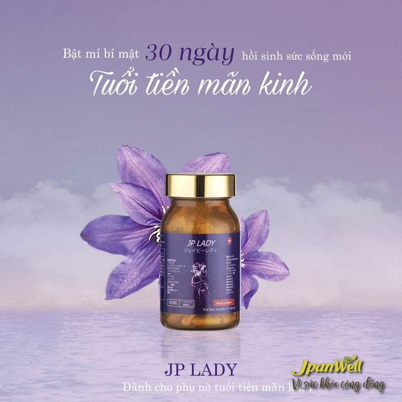 JP Lady Jpanwell thành phần chiết xuất từ thảo dược, vitamin... tốt với nội tiết tố