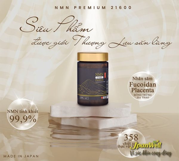 NMN Premium 21600 là sản phẩm quý giá được giới thượng lưu săn lùng