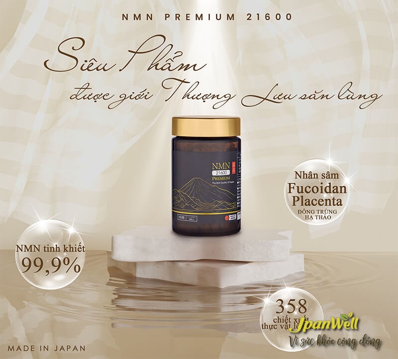 NMN Premium 21600 là sản phẩm quý giá được giới thượng lưu săn lùng 