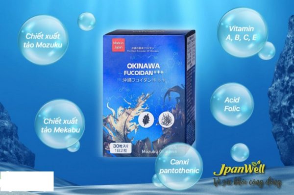 Okinawa Fucoidan có nhiều thành phần giàu giá trị dinh dưỡng 