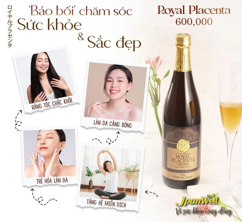 Royal Placenta 600,000 là bảo bối chăm sóc sắc đẹp của chị em