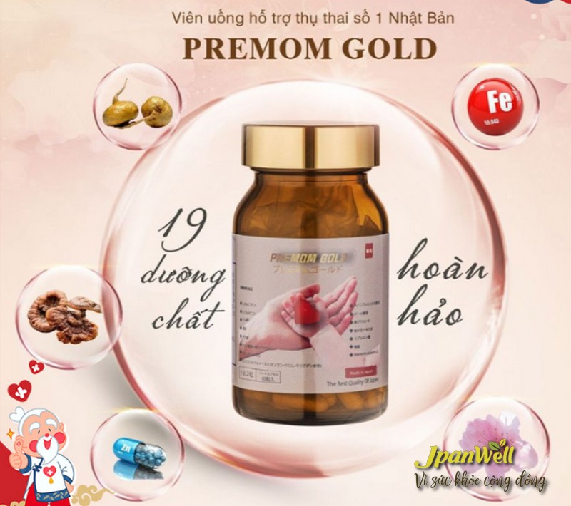 Sản phẩm Premom Gold thành phần rất đặc biệt và chất lượng