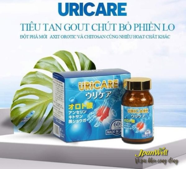 Uricare tiêu tan gout được các chuyên gia khuyên dùng