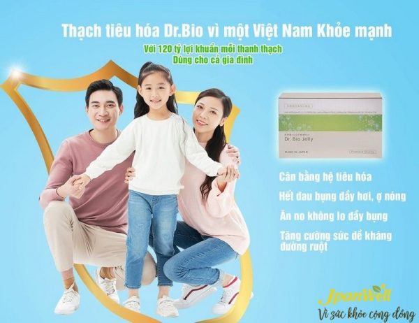 Cân bằng hệ tiêu hóa vì một Việt Nam khỏe mạnh với Dr. Bio Jelly