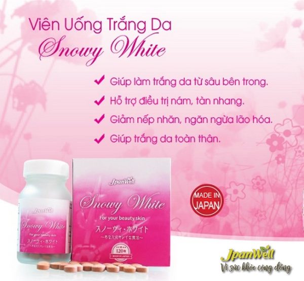 Công dụng đã được nghiên cứu của viên uống Snowy White 