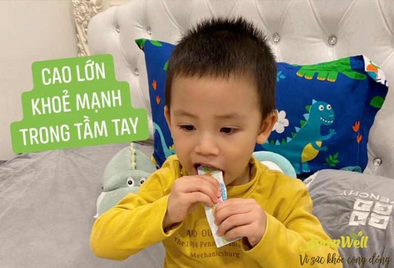 GP-KIDS JELLY có hương vị thơm ngon, dễ ăn khiến bé thích thú