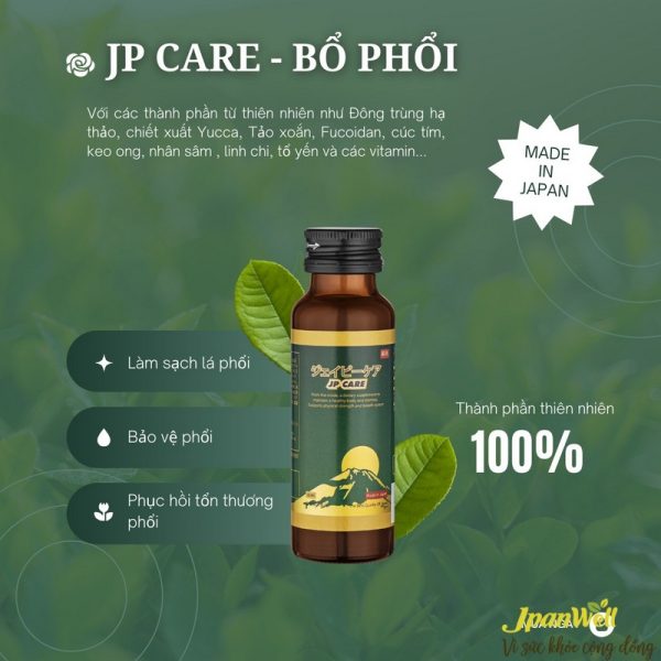 JP Care Japan chứa nhiều thành phần thảo dược lành tính, quý hiếm 